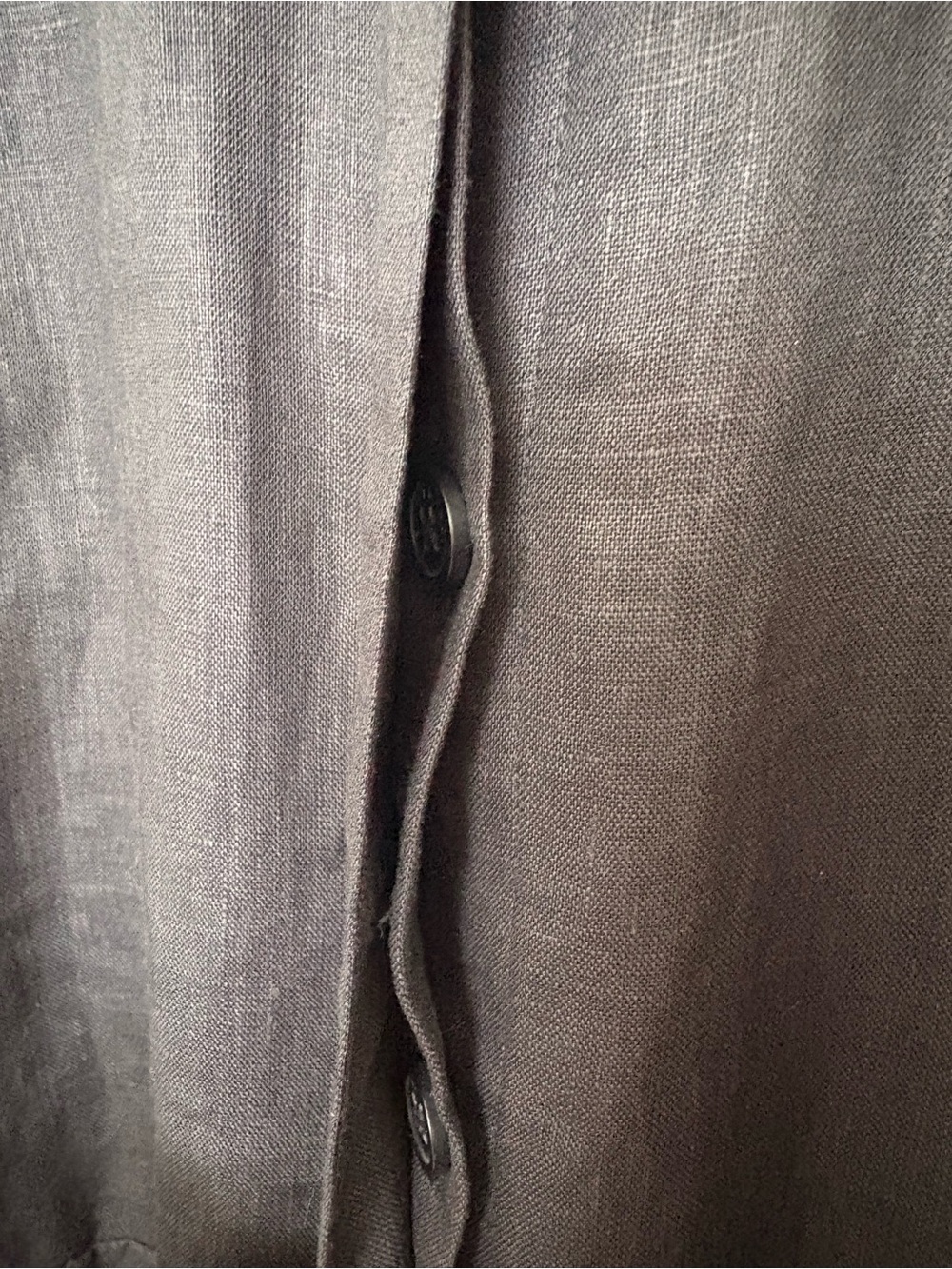 Equipment True Black Bellette 💯% Silk Button Front Dress With Belt Size S Sku#73 - Picture 5 of 11